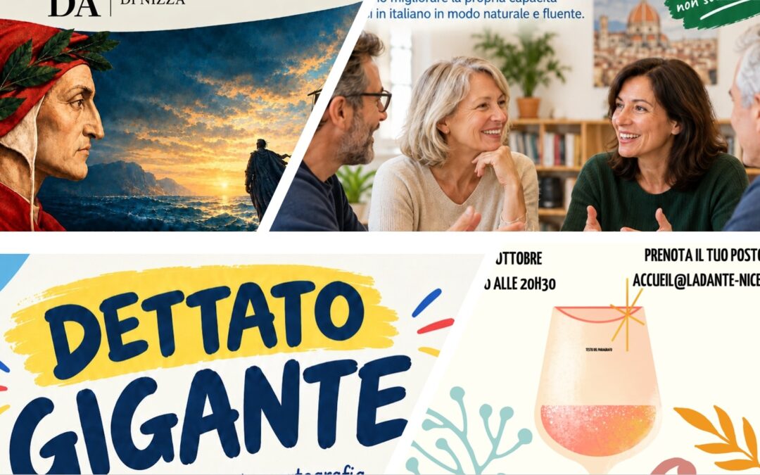 Semaine de la langue italienne, du 19 au 23 octobre